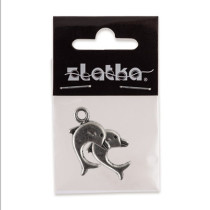 " Zlatka" Подвеска MFP- 27 дельфин 2 шт под античную медь