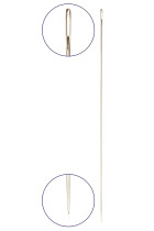 Иглы для шитья ручные " Gamma" N- 218 для мягких игрушек 3 шт. в блистере . 